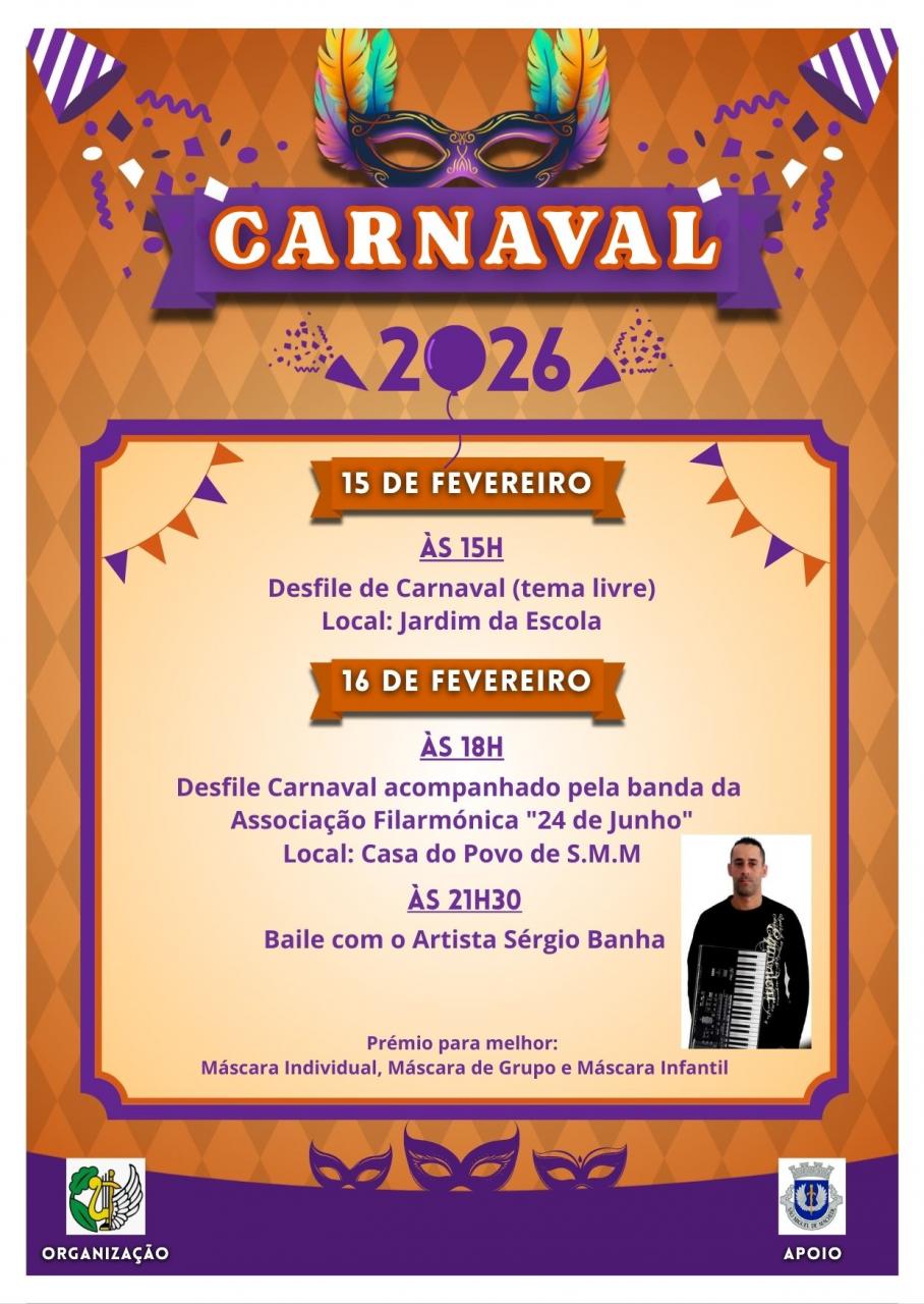 Programa do Carnaval 2026