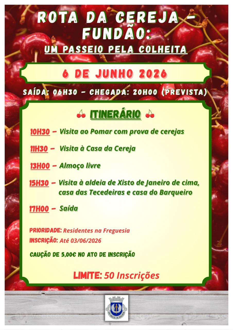 Rota da Cereja - Fund&atilde;o: Um Passeio pela Colheita